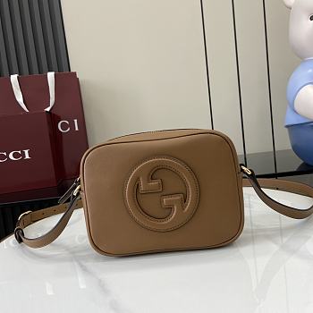 Bagsaaa Gucci Blondie mini shoulder bag 820429 brown - 21x15,5x8 cm