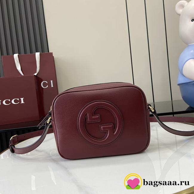 Bagsaaa Gucci Blondie mini shoulder bag 820429 red - 21x15,5x8 cm - 1