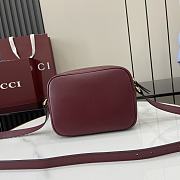 Bagsaaa Gucci Blondie mini shoulder bag 820429 red - 21x15,5x8 cm - 4