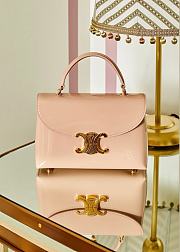 Bagsaaa Celine Teen Nino Bag In Patent Calfskin Light Pink - 20.5 X 13 X 8 CM - 1