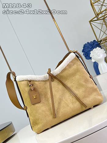 Bagsaaa Louis Vuitton M11843 CarryAll PM Beige - 29 x 24 x 12 cm