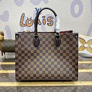 Bagsaaa Louis Vuitton N00065 OnTheGo MM Bag Damier Ebene - 35 x 27 x 14 cm - 1