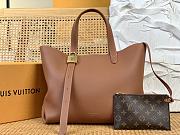 Bagsaaa Louis Vuitton M25342 Low Key Cabas MM Brown - 47x30x14cm - 1