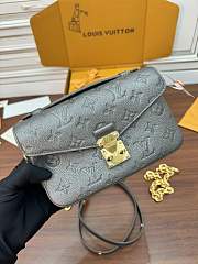 Bagsaaa Louis Vuitton M11998 Pochette Métis East West Bag Gunmetal Grey - 21.5 x 13.5 x 6 cm - 1