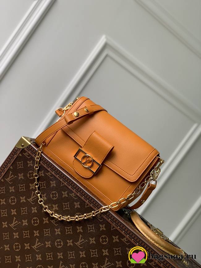 Bagsaaa Louis Vuitton M25048 Dauphine Soft MM Orange - 24 x 17 x 9 cm - 1