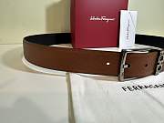 Bagsaaa Ferragamo Reversible Brown/Black Belt - 2