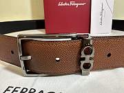 Bagsaaa Ferragamo Reversible Brown/Black Belt - 3