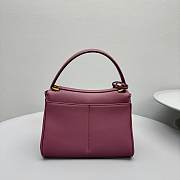 Bagsaaa Balenciaga Rodeo Mini Handbag in Dark Burgundy - 23x10x8cm - 3