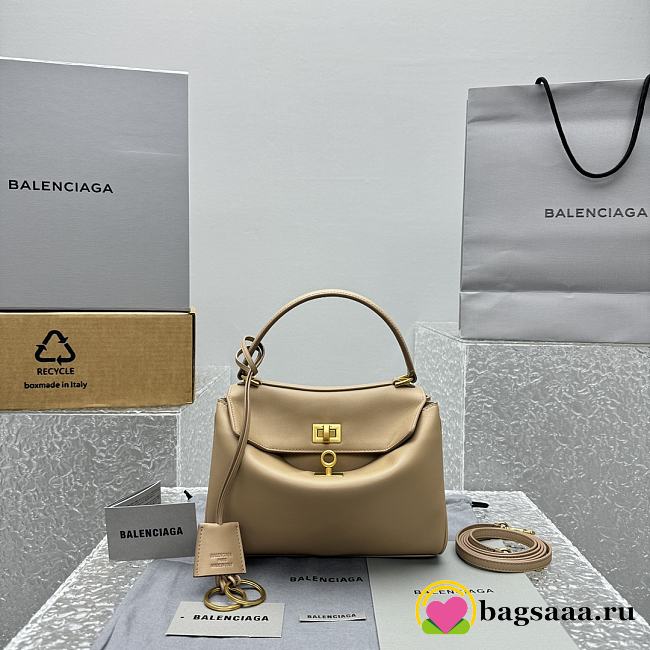 Bagsaaa Balenciaga Rodeo Mini Handbag in Beige - 23x10x8cm - 1