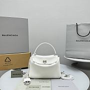 Bagsaaa Balenciaga Rodeo Mini Handbag in White - 23x10x8cm - 1