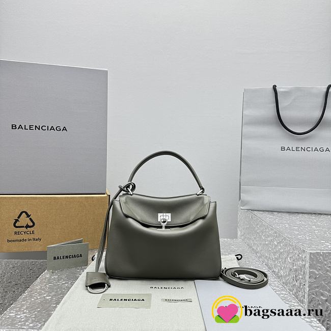 Bagsaaa Balenciaga Rodeo Mini Handbag in Khaki - 23x10x8cm - 1