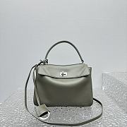 Bagsaaa Balenciaga Rodeo Mini Handbag in Khaki - 23x10x8cm - 2