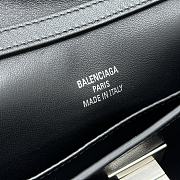 Bagsaaa Balenciaga Rodeo Mini Handbag in Black & Silver - 23x10x8cm - 2