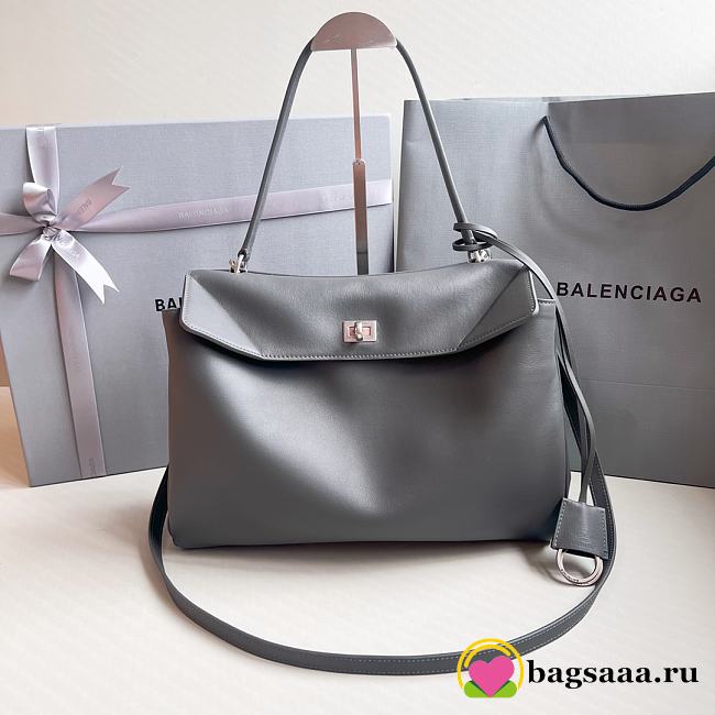 Bagsaaa Balenciaga Rodeo Medium Handbag in Gray - 35x23x11 cm - 1