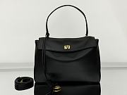 Bagsaaa Balenciaga Rodeo Medium Handbag in Black & Gold - 35x23x11 cm - 1