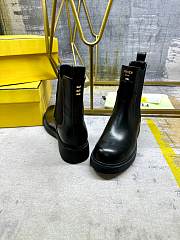 Bagsaaa Fendi Filo Black leather biker boots - 3