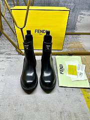 Bagsaaa Fendi Filo Black leather biker boots - 2