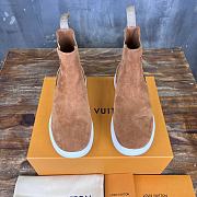 Bagsaaa LV Pacific Chelsea Boot Brown Suede - 4