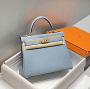 Bagsaaa Hermes Kelly Light Blue Togo & Gold Hardware - 28cm - 1