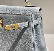 Bagsaaa Hermes Kelly Light Blue Togo & Gold Hardware - 28cm - 4