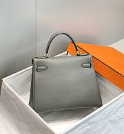 Bagsaaa Hermes Kelly Gray Togo & Gold Hardware - 28cm - 4