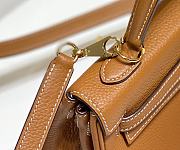 Bagsaaa Hermes Kelly Brown Togo & Gold Hardware - 28cm - 4