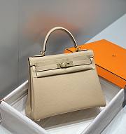 Bagsaaa Hermes Kelly Beige Togo & Gold Hardware - 28cm - 1