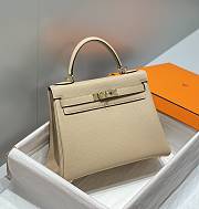 Bagsaaa Hermes Kelly Beige Togo & Gold Hardware - 28cm - 4