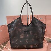 Bagsaaa Miumiu Leather tote bag coffee - 38x38x18 cm - 1