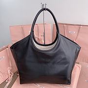 Bagsaaa Miumiu IVY leather bag black - 38x38x18 cm - 3