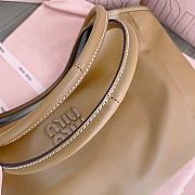 Bagsaaa Miumiu IVY leather bag brown - 38x38x18 cm - 3