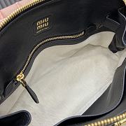 Bagsaaa Miumiu Aventure nappa leather top-handle bag black - 33x17x11 cm - 2