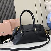 Bagsaaa Miumiu Aventure nappa leather top-handle bag black - 33x17x11 cm - 3