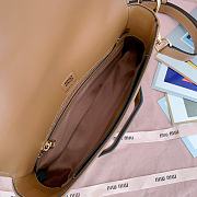 Bagsaaa Miumiu Penny leather bag 5BD270 brown - 23x13.5x5cm - 3