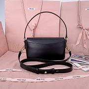 Bagsaaa Miumiu Penny leather bag 5BD270 black - 23x13.5x5cm - 4