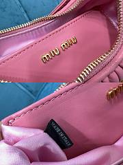 Bagsaaa Miumiu Matelassé nappa leather shoulder bag 5BH211 Pink - 20x17x5 cm - 2