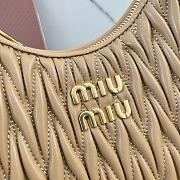 Bagsaaa Miumiu Matelassé nappa leather shoulder bag 5BH211 Beige - 20x17x5 cm - 3