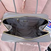 Bagsaaa Miu Miu Leather Beau bag 5BB117 gray - 34x23x10 cm - 3