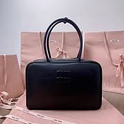 Bagsaaa Miu Miu Leather Beau bag 5BB117 Black - 34x23x10 cm - 1