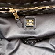 Bagsaaa Miu Miu Leather Beau bag 5BB117 Black - 34x23x10 cm - 3