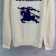 Bagsaaa Burberry EKD Wool Cashmere Sweater Off White - 4