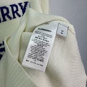 Bagsaaa Burberry EKD Wool Cashmere Sweater Off White - 3