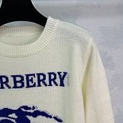 Bagsaaa Burberry EKD Wool Cashmere Sweater Off White - 2