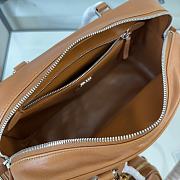 Bagsaaa Miu Miu Nappa leather top-handle bag 5BB159 brown - 32x22x12 cm - 4