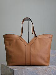 Bagsaaa YSL Y Tote In Leather Brown - 37 X 32 X 27–22 CM - 1