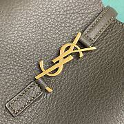 Bagsaaa YSL LE 5 À 7 supple baby in grained leather 809461 dark green - 15x16x7 cm - 2