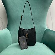 Bagsaaa YSL LE 5 À 7 supple baby in grained leather 809461 black - 15x16x7 cm - 1