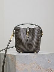 Bagsaaa YSL LE 37 mini in shiny lizard 765870 - 15 x 13 x 6 cm - 1