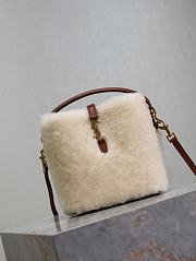 Bagsaaa YSL LE 37 mini in shearling 765870 - 15x13x6 cm - 3