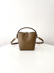 Bagsaaa YSL LE 37 small in shiny leather 749036 brown - 17 X 20 X 13 CM - 4